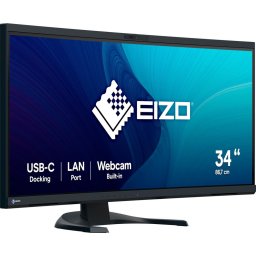 Monitor LED EV3450XC-BK 86.7cm 34,1" 21:9 4K 2xHDMI+DP+USB-C Curv Negru