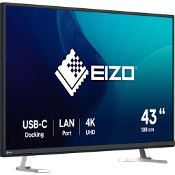 Monitor LED EV4340X-BK 108cm 42,5" 16:09 4K 2xHDMI+DP+USB-C IPS 5ms Negru