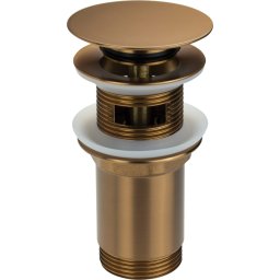 CLICK-CLACK - Dop universal pentru chiuvetă sau bideu, Bronz Periat (NHC_CC0U)