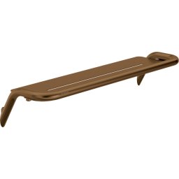 SILIA - Raft pentru Baie, Montare pe Perete, Bronz Periat (ADI_C511)