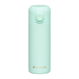 Cana termos 350ml, buton de siguranta, menta, Alice