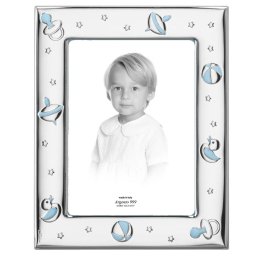 Rama Foto Argint Bebelusi 13x18 cm Jucarii Bleu