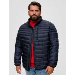 Jacheta matlasata barbati big size fara gluga, croiala Regulr fit, Bleumarin
