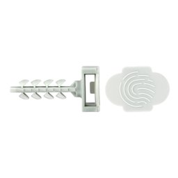 Diblu InsertFIX pentru bride de cablu, cap mare gri, 6×30 mm, PA6 (125 buc.) CELO 96EXPIFB