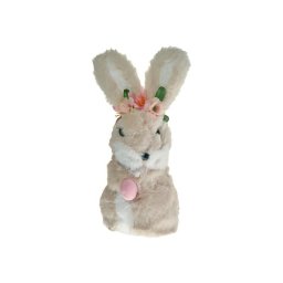 Figurina iepuras+ou plus pentru decoratiuni florale