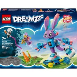 LEGO® DREAMZzz - Izzie si iepurasul de gaming Bunchurro 71490, 252 piese