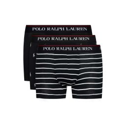 POLO RALPH LAUREN Lenjerie (Pack of 3) Clssic Trunk 714830299009 blk/blk wht strp/blk aopp