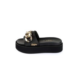 BUFFALO Sandale Noa Slide Chain 2.0 BUF1602258 black/gold