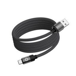 Cablu de date Mobile Origin Magnetic Patented, USB/USB-C, 27W, 1m, Negru