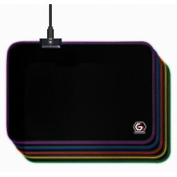 Mousepad MP-GAMELED-M, Black