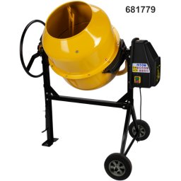 Betoniera 180L, 650W, 28rpm, Evotools BuildXell 681778