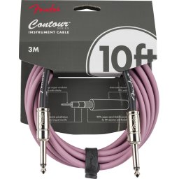 Fender Contour Series Instrument Cable Burgundy Mist 3m