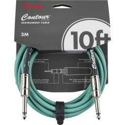 Fender Contour Series Instrument Cable Sherwood Green 3m