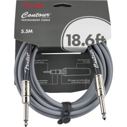 Fender Contour Series Instrument Cable Inca Silver 5.5m