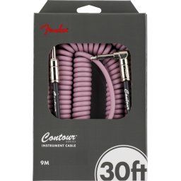Fender Contour Series Coil Instrument Cable Burgundy Mist 9m