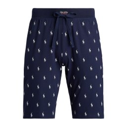 Polo Ralph Lauren Pantaloni de pijama albastru noapte / alb