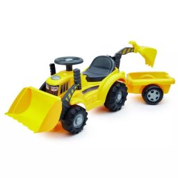 Ecoiffer: Tractori cu remorcă și lingură de ridicare- 102 x 28 x 38 cm