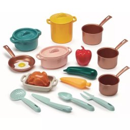 Écoiffier: set de vase de jucărie - 20 piese