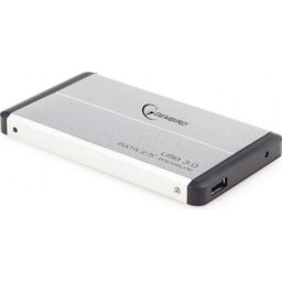 RACK EXTERN GEMBIRD 2.5" HDD S-ATA to USB 3.0, Aluminiu, silver