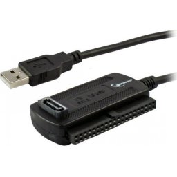 ADAPTOR GEMBIRD USB2.0 la IDE ori S-ATA, cu cablu
