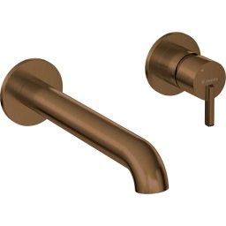 SILIA - Baterie Îngropată pentru Chiuvetă, Bronz Periat (BQS_C54L)