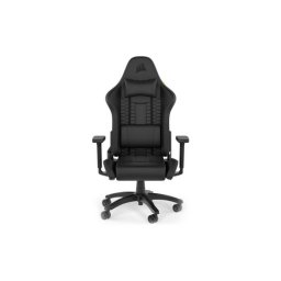 Scaun Gaming TC100 RELAXED, Piele, Tetiera, Negru