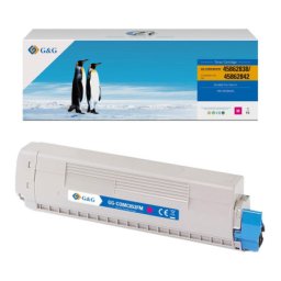 Toner Premium G&G magenta Oki MC853/ MC873 (7.3K) pentru MC853dn MC853dnct MC853dnv MC853dnw MC873dn MC873dnct MC873dnv MC873dnw MC883dn MC883dnct MC883dnv