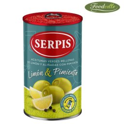 SERPIS Masline verzi umplute cu Lamaie si Piper