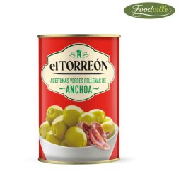 El Torreon Masline verzi umplute cu ansoa 300 g