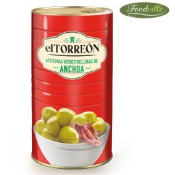 El Torreon Masline verzi umplute cu ansoa 1460 g