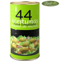 44 Masline verzi umplute cu ansoa 1460 g