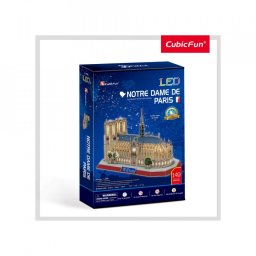Cubic Fun - Puzzle 3D Led Notre Dame 149 Piese