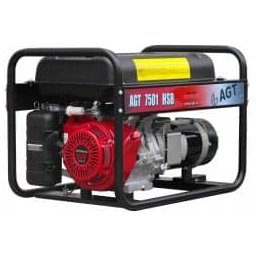 Generator de curent benzina AGT 7501 HSB R26 monofazat AVR optional 6,4 kW