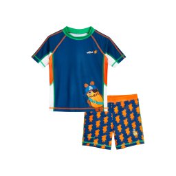 PLAYSHOES Protecție UV 'Pirat' albastru închis / verde / portocaliu închis / roșu vin
