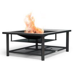 Blumfeldt Merano Avanzato L șemineu 3 în 1 cu funcție grill, poate fi folosit ca masă 122 x 87 cm (GQ15-MeranoavanzL-GR)