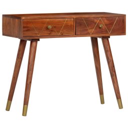 Masa consola, 90 x 35 x 76 cm, lemn masiv de acacia GartenMobel Dekor