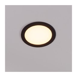 Eglo 31744 FUEVA-Z - Lampă LED dimabilă pentru baie, 10,5W/230V, IP44, negru