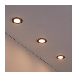 Eglo 31743 - Set 3x corpuri de iluminat LED reglabile FUEVA-Z, LED/2,8W/230V, IP44, negru