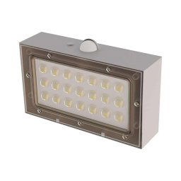 Proiector LED solar cu senzor de mișcare LED/3,7V 1200mAh 4000K IP65 alb