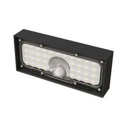 Proiector LED solar cu senzor de mișcare LED/3,7V 3000mAh 4000K IP65 negru