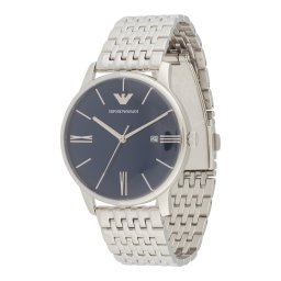 Emporio Armani Ceas analogic albastru închis / argintiu