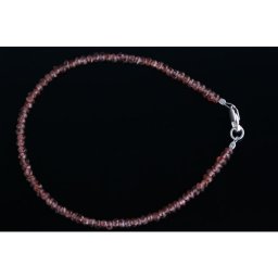 Bratara din granat - rodolit - 2 mm