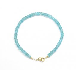 Bratara Apatit Diametru 56 mm - Margele Disc Fatetate - 2-4 mm - Accesorii GF