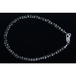 Bratara din pirita grafitata negru - 2-4 mm