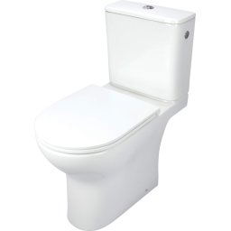 Vas WC compact JASMIN, Rimless, finisaj alb – Cod CDJD6RPS