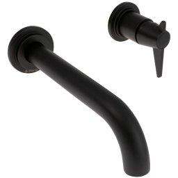 Baterie chiuvetă încastrată TEMISTO, finisaj nero – Cod BQT_N54L