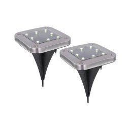 SET 2x corp de iluminat LED solar SOLAR LED/0,8W/1,2V IP44 Globo 33414Q-2