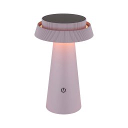 Lampă LED solară tactilă dimabilă Globo 36624P LED/4W/3,7W IP54 roz