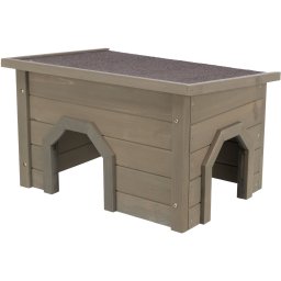 Casuta Pentru Rozatoare, 50x30x37 cm, Gri-Verzui, 62397