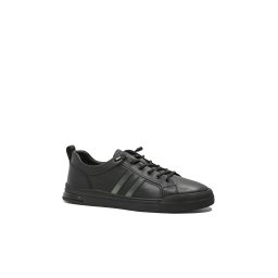 Pantofi sport bărbați Caribu negri din piele naturală OTR260005-40 EU